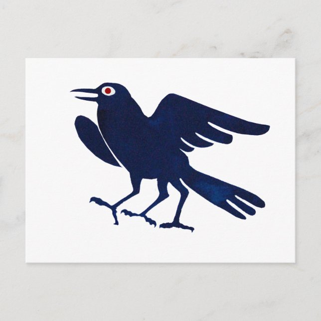 Yatagarasu-Symbol in Japan Postkarte (Vorderseite)