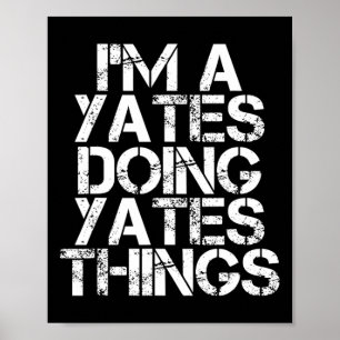 Yates Lustiger Familienname Familienstammbaum Gebu Poster