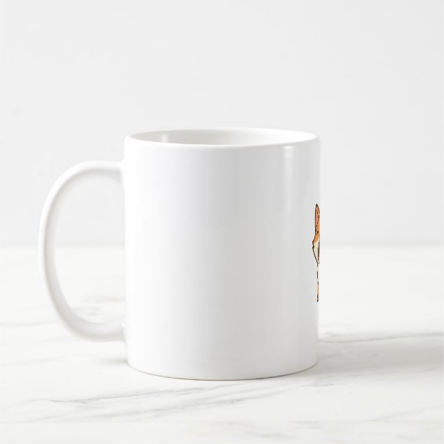 Yawning fox mug (Gauche)