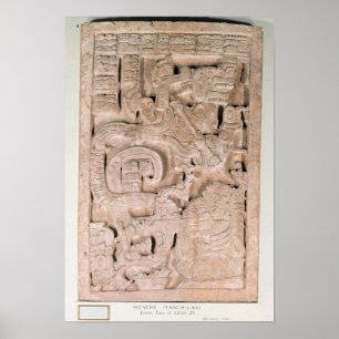 Yaxchilan Lintel, später klassischer Zeitraum Poster