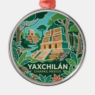 Yaxchilán Mexiko Ornament Aus Metall