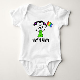 Yay 4 Homosexuell-Strampler Baby Strampler