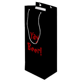 Yay Bier! Geschenktüte Für Weinflaschen