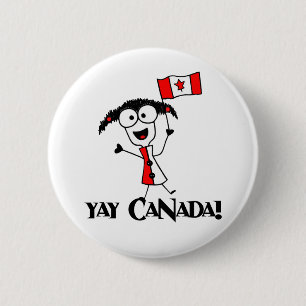 Yay Canada! Button