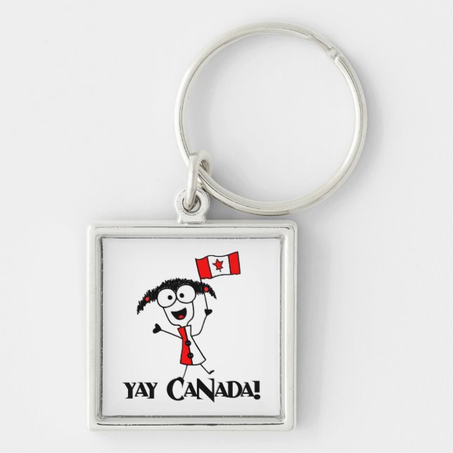 Yay Canada! Leychain Schlüsselanhänger (Vorne)