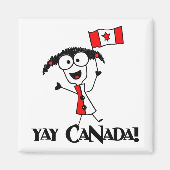 Yay Canada! Magnet (Vorne)