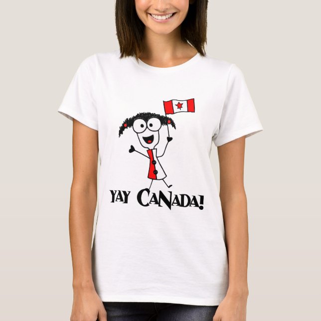 Yay Canada ! T-shirt (Devant)