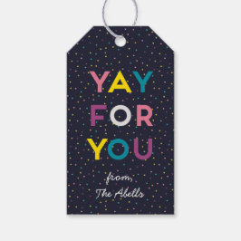 Yay For You polka dot dot dot Geschenkanhänger