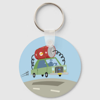 Yay für Farbakkumulationswagen Schlüsselanhänger