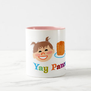 Yay Pancakes!Tasse Zweifarbige Tasse