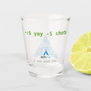 ~: $ yay - s-Schüsse Schnapsglas
