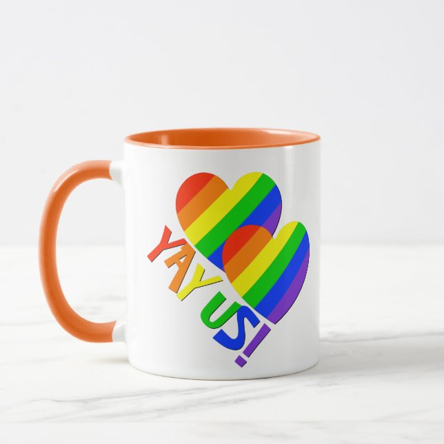 YAY US! Homosexuelle Tasse (Links)