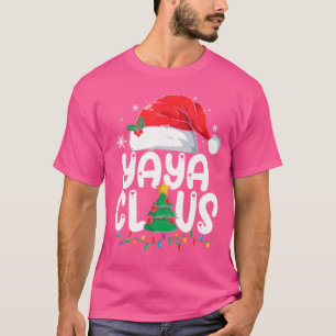 Yaya Claus passende Gruppe Xmas Familie Weihnachte T-Shirt