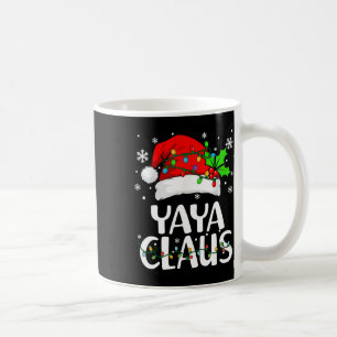 Yaya Claus Weihnachtslicht-Pyjama-Familien-Matchin Kaffeetasse