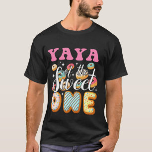 Yaya des süßen ersten Geburtstags-Donut-Partys F T-Shirt