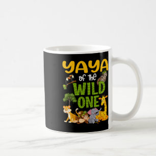 Yaya des wilden One Zoo Birthday Safari-Dschungel Kaffeetasse