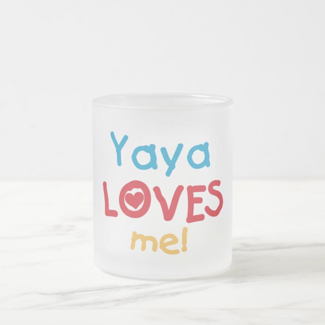 Yaya Lieben Me Hemden und Geschenke Mattglastasse (Mittel)