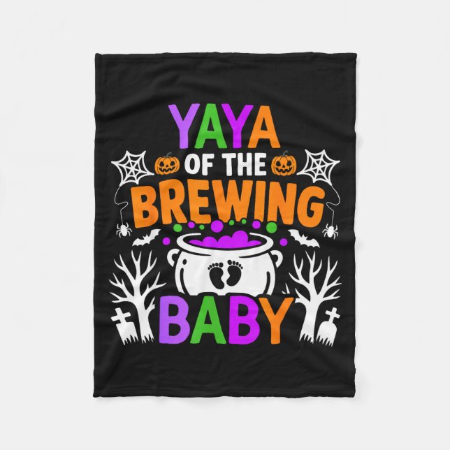 Yaya Of The Brewing Baby Halloween Costume  Fleecedecke (Vorderseite)