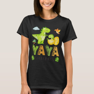 Yaya Saurus T-Rex Dinosaur passend zum Muttertag T-Shirt