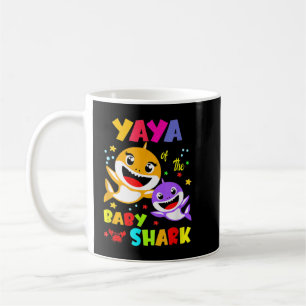 Yaya Shark Yaya Shark Family Mother Day Kaffeetasse