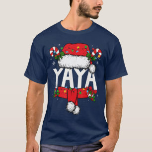 Yaya Weihnachts-Pyjama Weihnachtsmann Familie pass T-Shirt