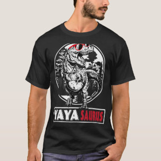 Yayasaurus Dinosaur Yaya Saurus Grandma T-Shirt