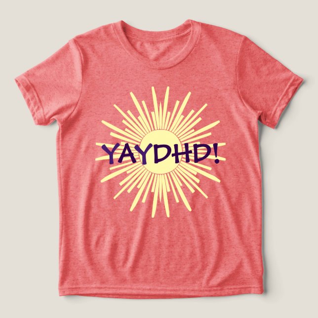 YAYDHD  Tri-Blend SHIRT (Design Vorderseite)