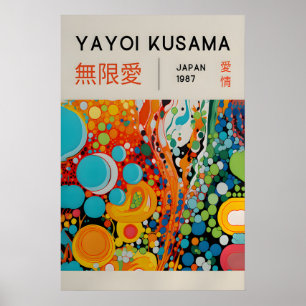 Yayoi Kusama Druck - Japanische Wandkunst - Home W Poster