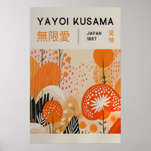 Yayoi Kusama Druck - Japanische Wandkunst - Home W Poster