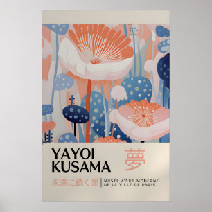 Yayoi Kusama Druck - Japanische Wandkunst - Home W Poster