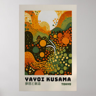Yayoi Kusama Druck - Japanische Wandkunst - Home W Poster