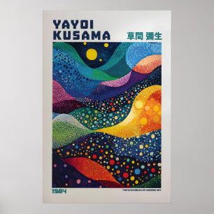 Yayoi Kusama Druck, Moderne Kunst Druck, Maximalis Poster