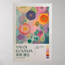 Yayoi Kusama Druck, Moderner Kunstdruck, Yayoi Kus