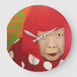 Yayoi Kusama Große Wanduhr