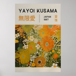 Yayoi Kusama Impression - Art mural japonais - Mur