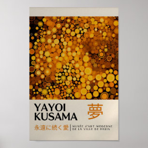 Yayoi Kusama Inspiré Art Abstrait Impression