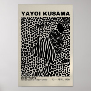 Yayoi Kusama Inspiré Art Abstrait Impression