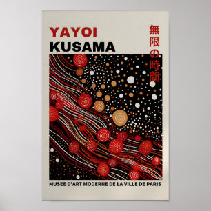 Yayoi Kusama Inspiré Art Abstrait Impression