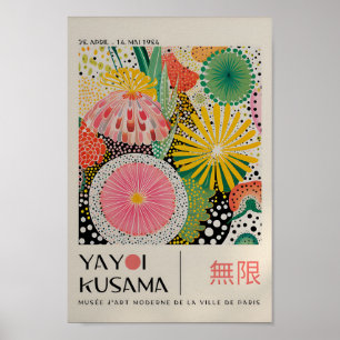 Yayoi Kusama Inspiré Art Abstrait Impression
