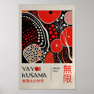 Yayoi Kusama Inspiré Art Abstrait Impression
