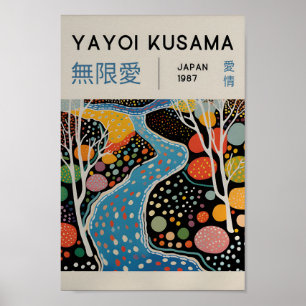 Yayoi Kusama Inspiré Art Abstrait Impression