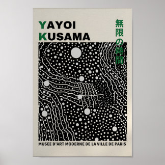 Yayoi Kusama Inspiré Art Abstrait Impression