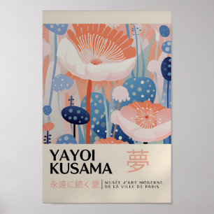 Yayoi Kusama Inspiré Art Abstrait Impression