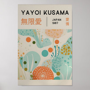 Yayoi Kusama Inspiré Art Abstrait Impression