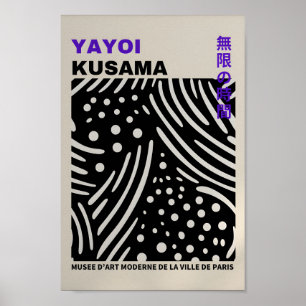 Yayoi Kusama Inspiré Art Abstrait Impression