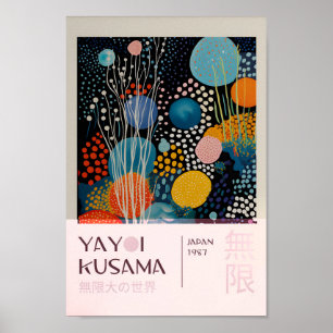 Yayoi Kusama Inspiré Art Abstrait Impression