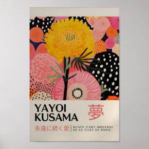 Yayoi Kusama Inspiriert Abstrakte Kunst Poster