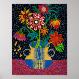 Yayoi Kusama Kunststil Poster