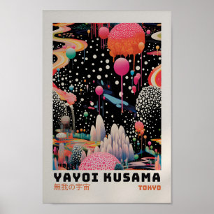 Yayoi Kusama Poster - Abstrakte Yayoi Kusama