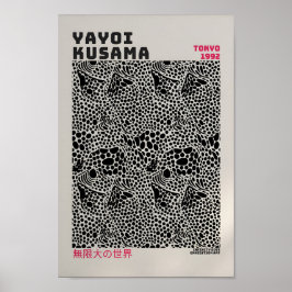 Yayoi Kusama Poster - Abstrakte Yayoi Kusama